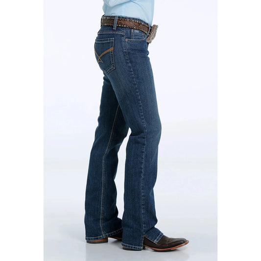 Cinch Women's Kylie Slim Fit Jean Dark Stonewash