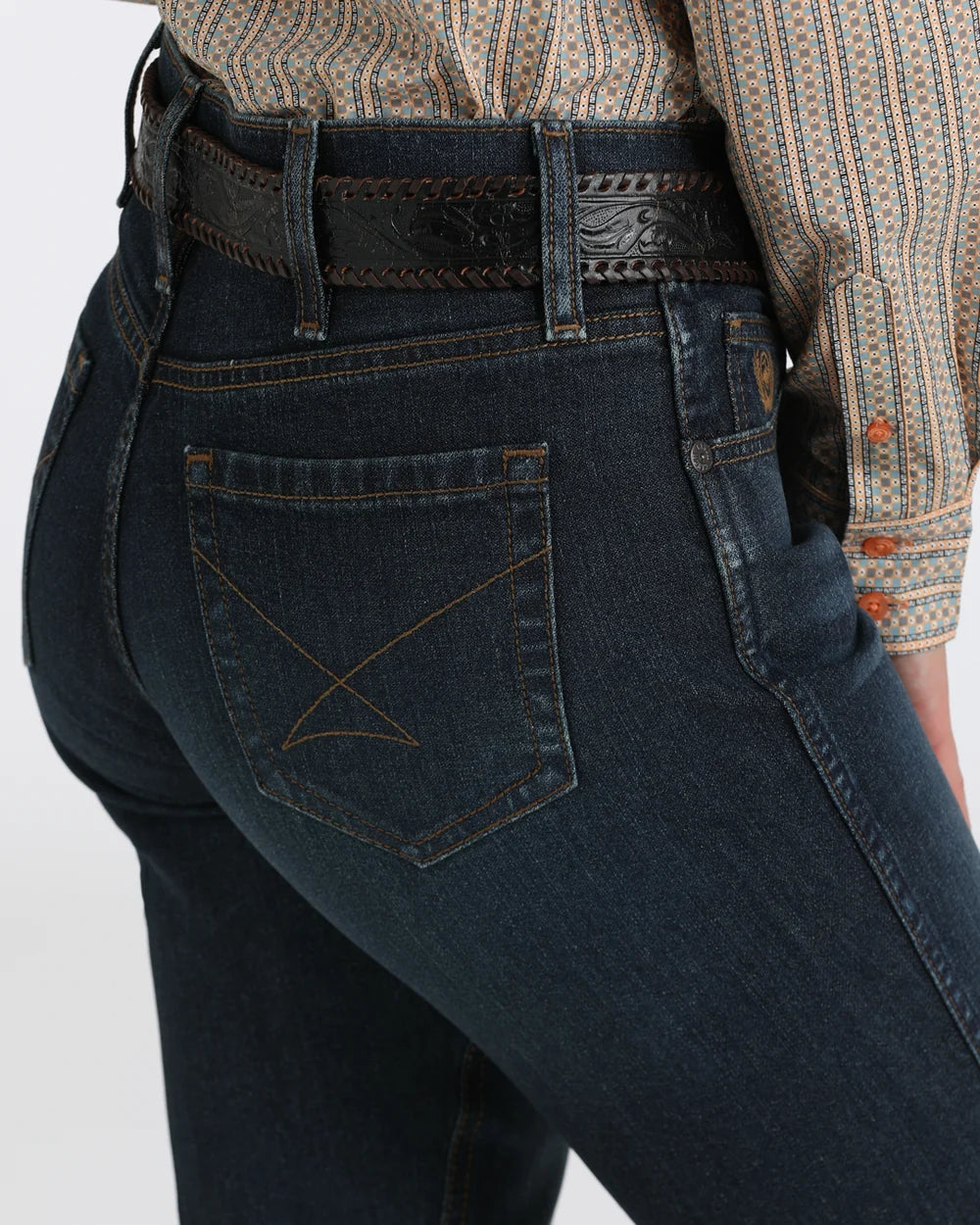 Cinch Women's Classic Boot Cut Stretch Jeans – Dark Stone