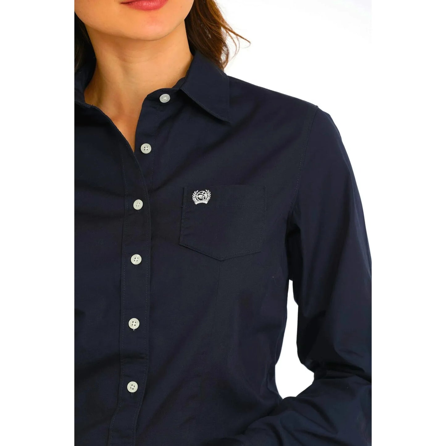 Cinch Women's Navy Button-Down Western Shirt