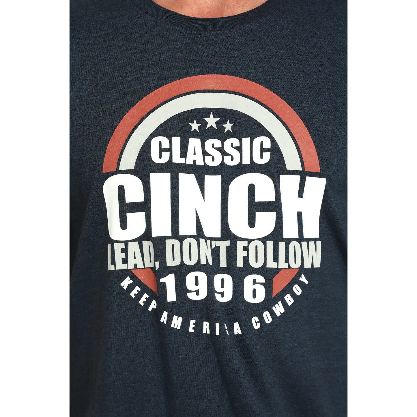 Men's Cinch Navy Classic Cinch Tee