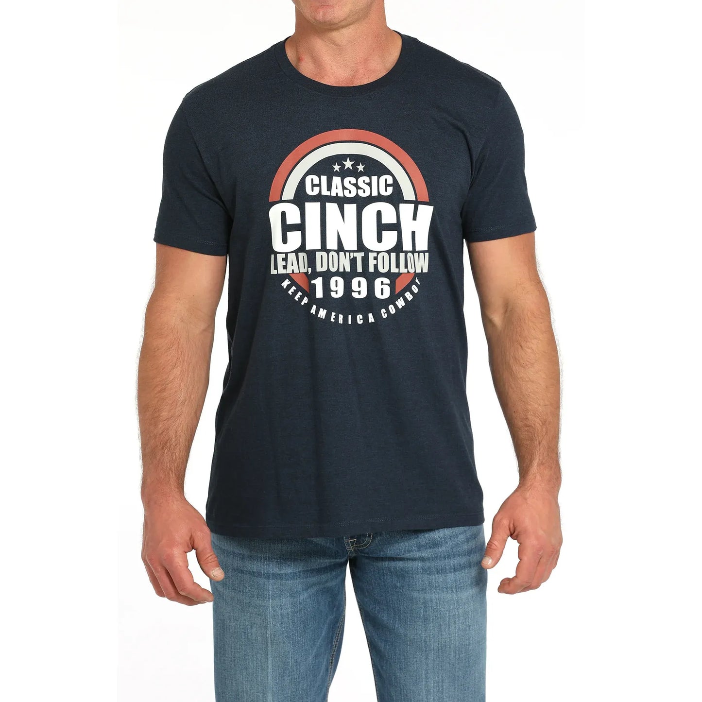 Men's Cinch Navy Classic Cinch Tee
