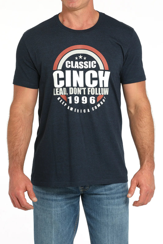 Men's Cinch Navy Classic Cinch Tee