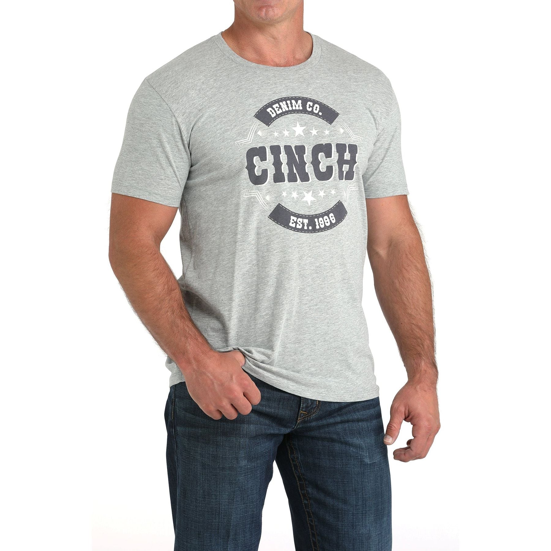 Men's Cinch Grey T-shirt - Billy Goats Country Outfitters
