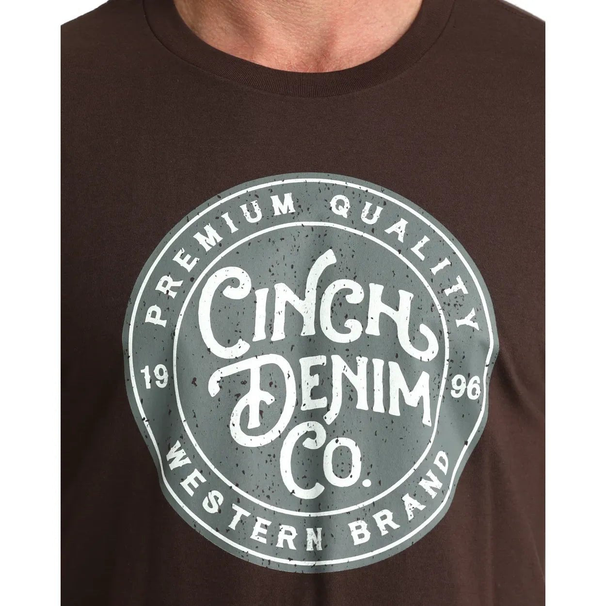 Men's Cinch Brown Graphic Tee - Billy Goats Country Outfitters