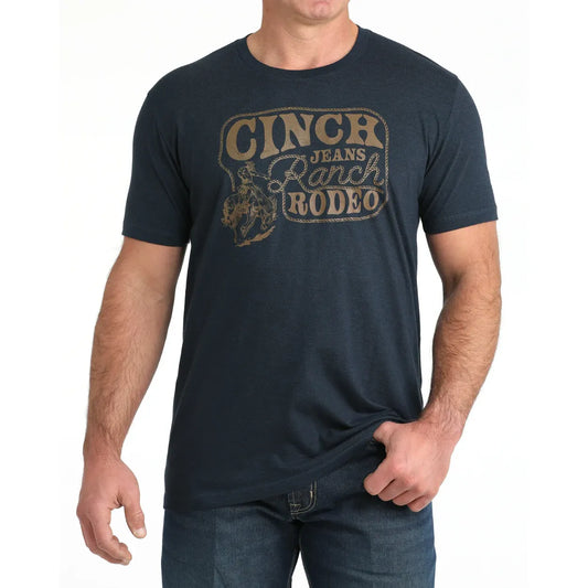 Men's Cinch Navy Graphic Tee