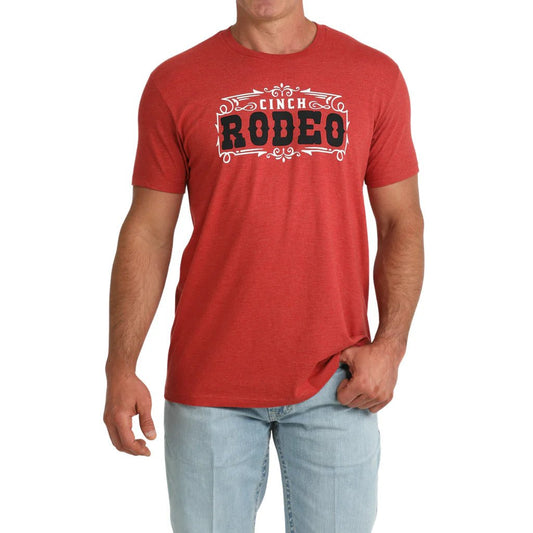 Cinch Men’s Graphic Rodeo T-Shirt - Red - Billy Goats Country Outfitters