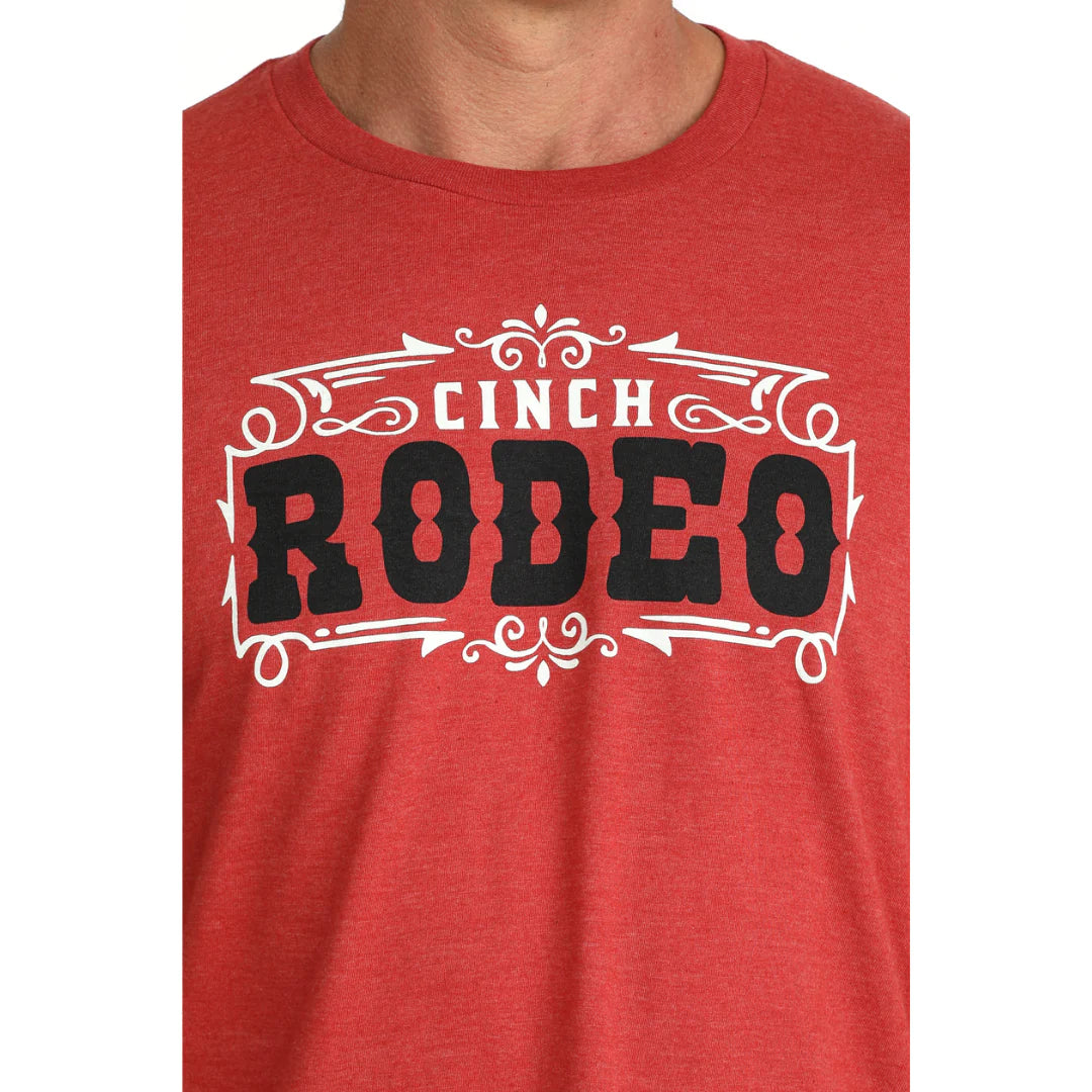 Cinch Men’s Graphic Rodeo T-Shirt - Red