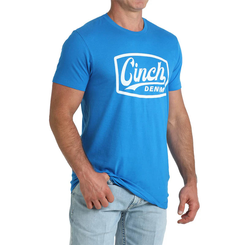 Cinch Men's Logo Graphic T-Shirt - Royal Blue