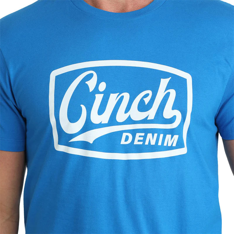 Cinch Men's Logo Graphic T-Shirt - Royal Blue