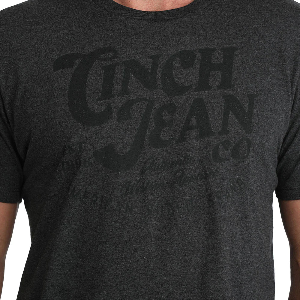 Cinch Men’s Graphic Logo Tee - Charcoal