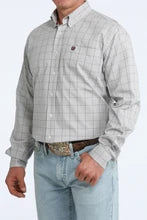 Cinch Men's Classic Fit Button Down Western Shirt - Grey