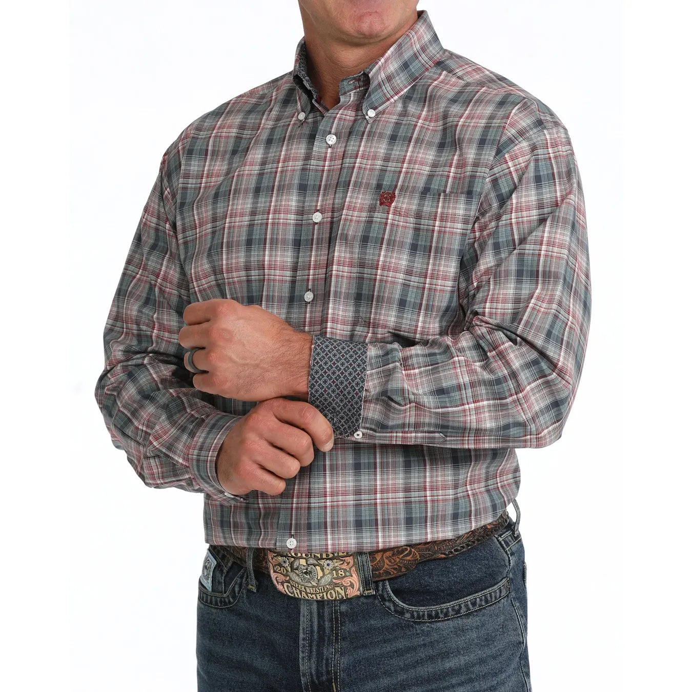 Cinch Men's Classic Fit Plaid Western Shirt