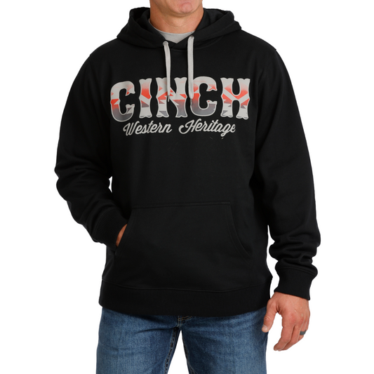 Cinch Men's Western Heritage Hoodie – Black