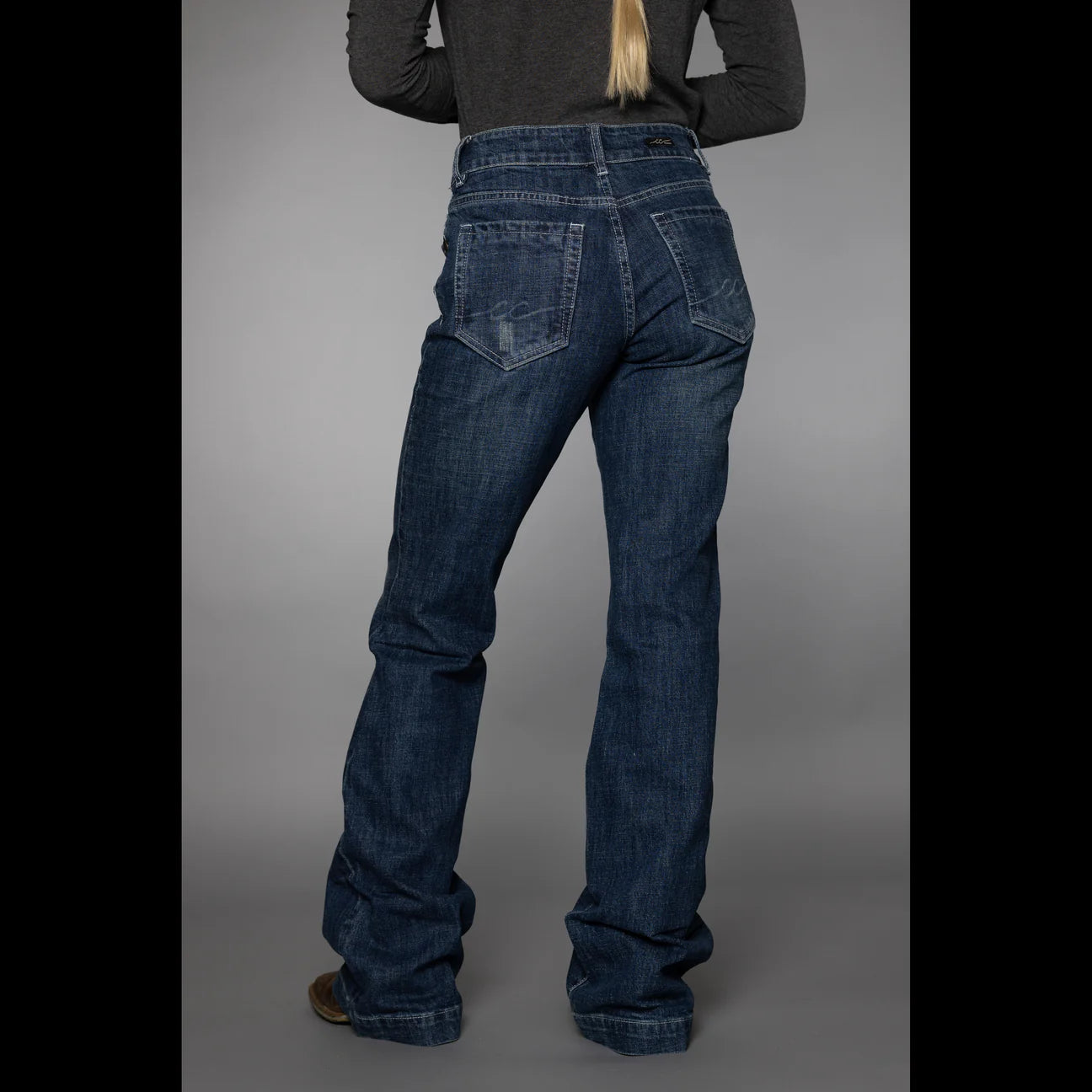 CC Wide Leg Trouser Jean Dark Wash