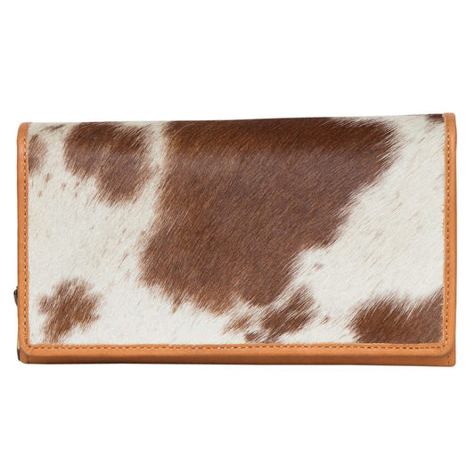 Ladies Cowhide Wallet Tan