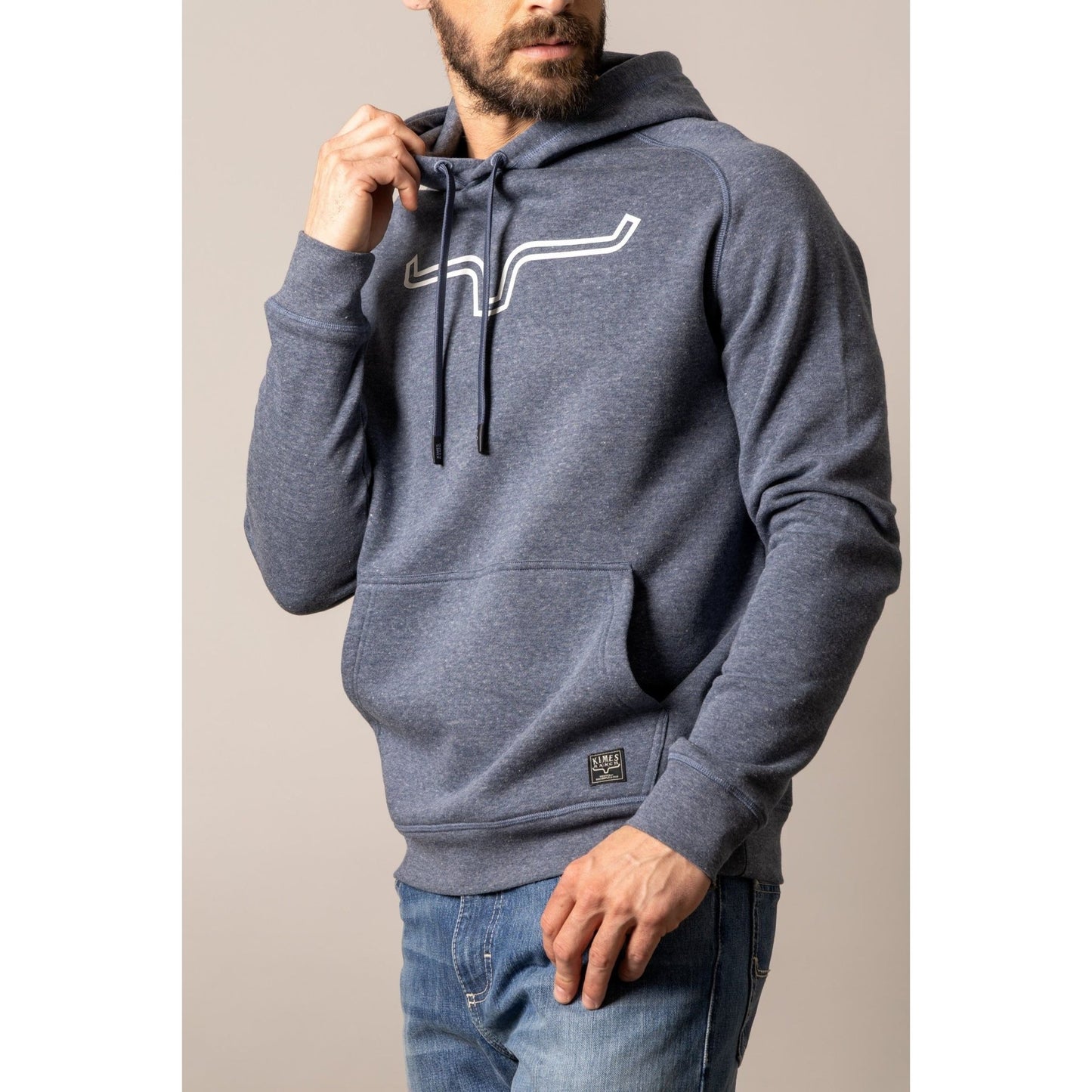 Kimes Ranch Men's Outlier Hoodie Blue - Billy Goats Country Outfitters