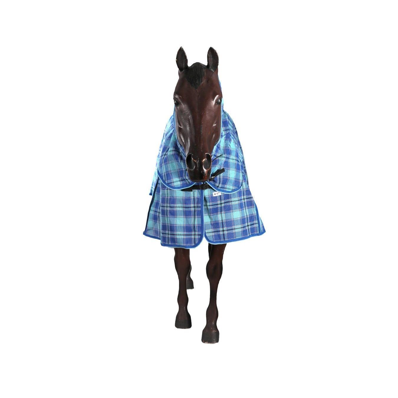 Kool Master PVC Shade Mesh Horse Rug Combo – Blue