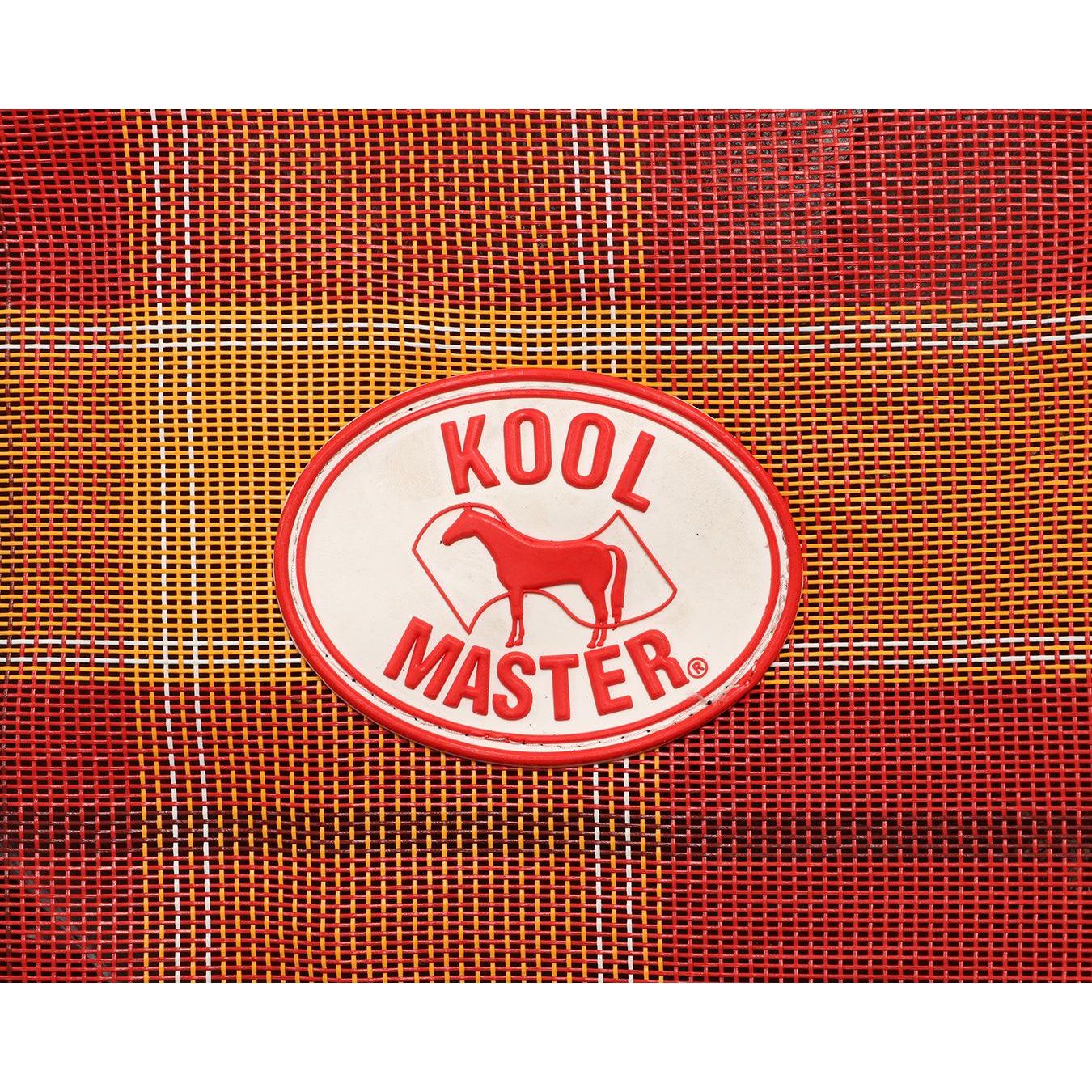 Kool Master PVC Shade Mesh Horse Rug Combo – Red/Amber