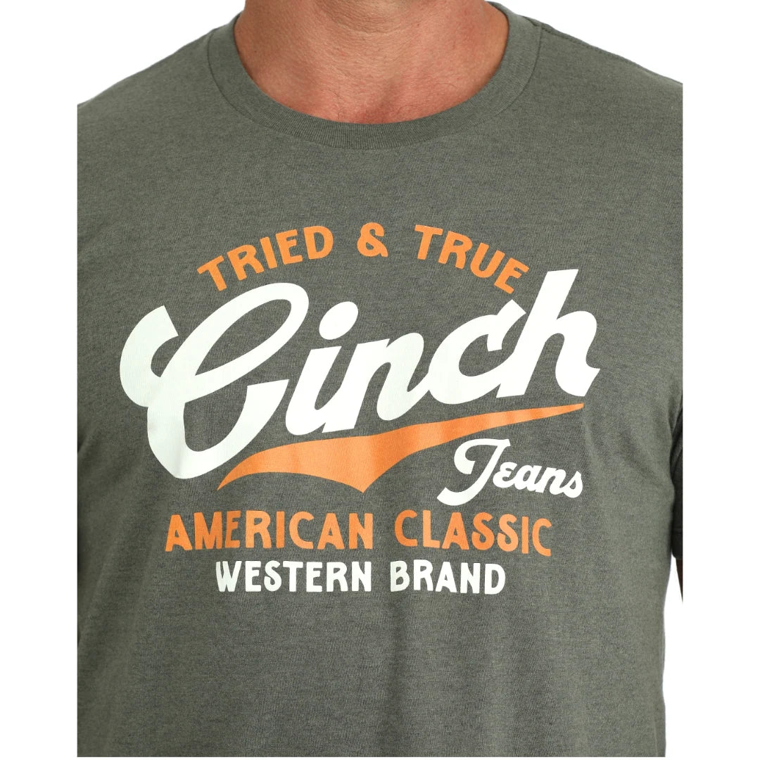 Cinch Men's Graphic Logo T-Shirt – Olive