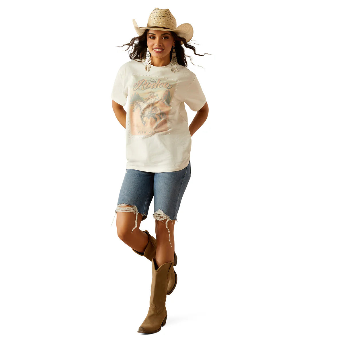 Womens Ariat Ladies Rodeo T-Shirt
