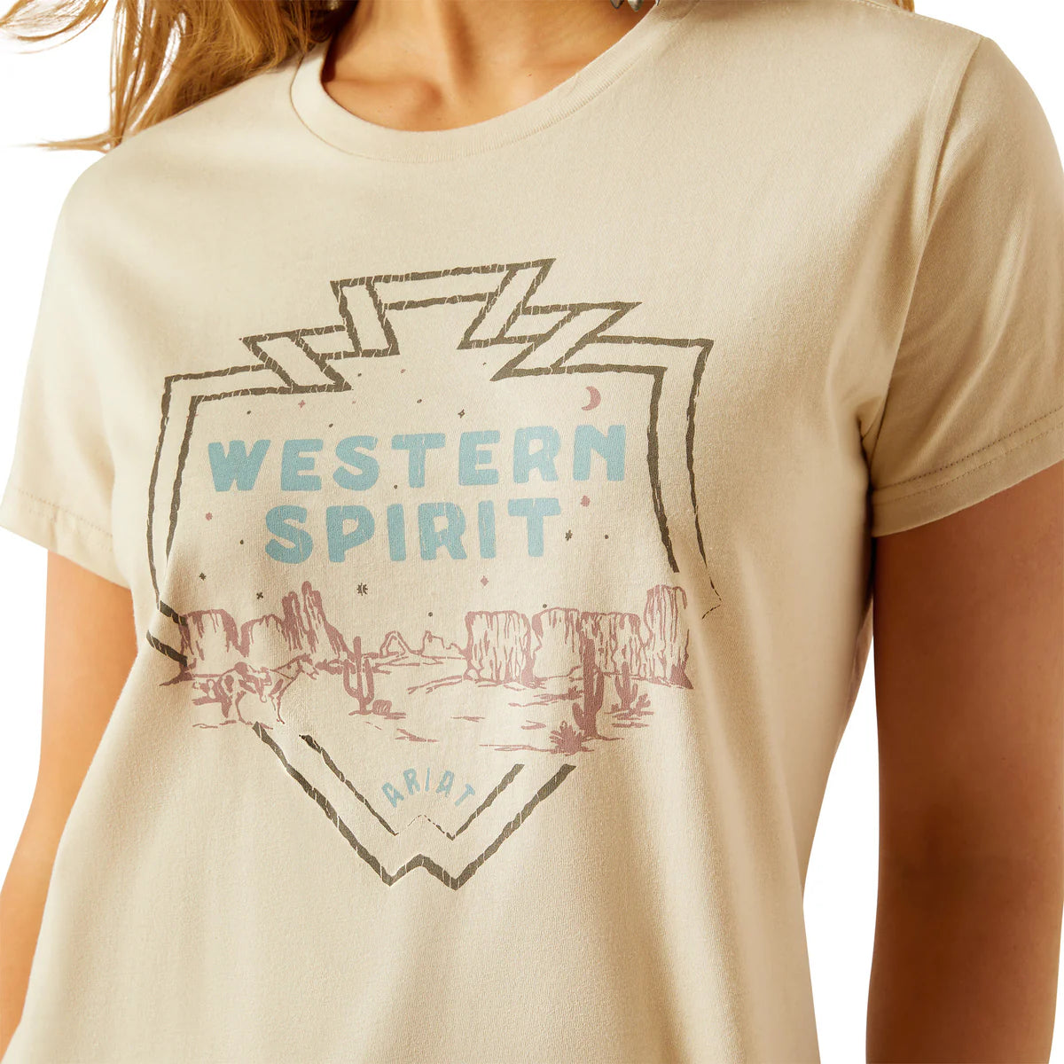 Womens Ariat Ladies Western Spirit T-Shirt
