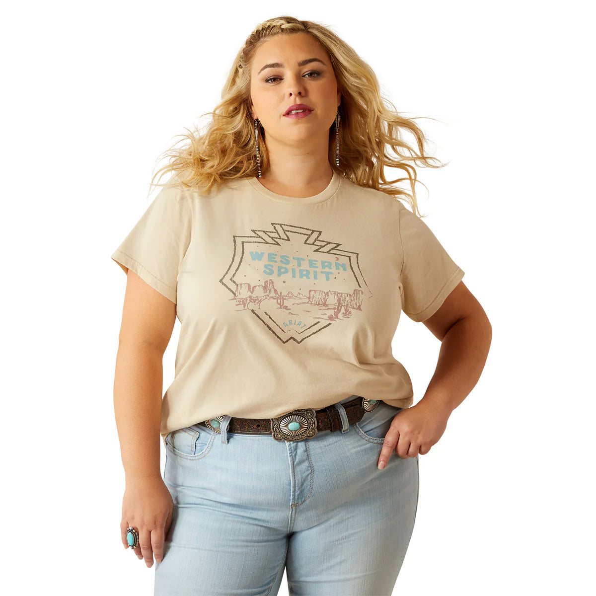Womens Ariat Ladies Western Spirit T-Shirt