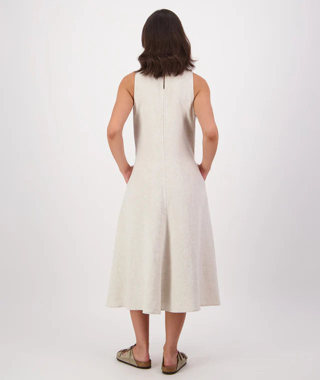 Swanndri Women's Hampton Sleeveless Dress - Light Stone