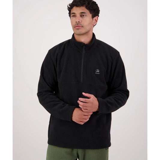 Swanndri Men's High Rock 1/4 Zip Fleece - Black
