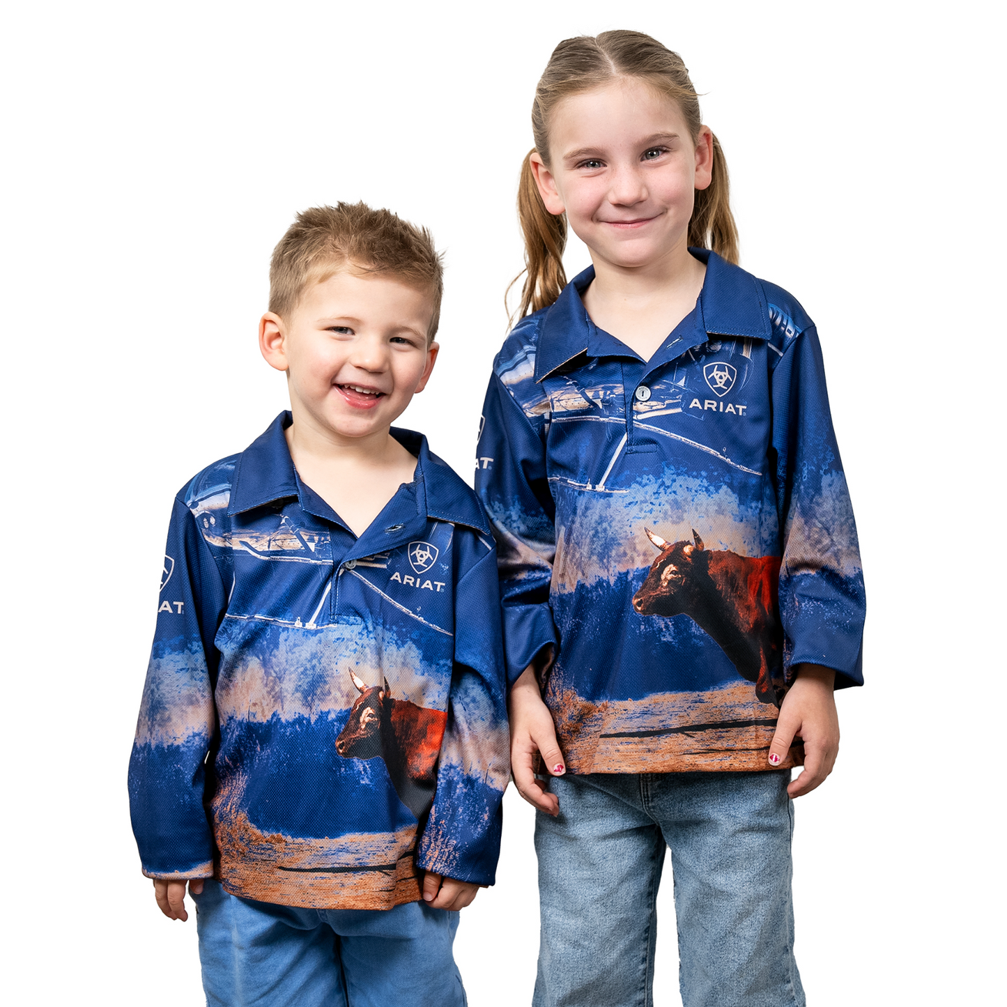 Ariat Kids Fishing Shirt Bullcatcher