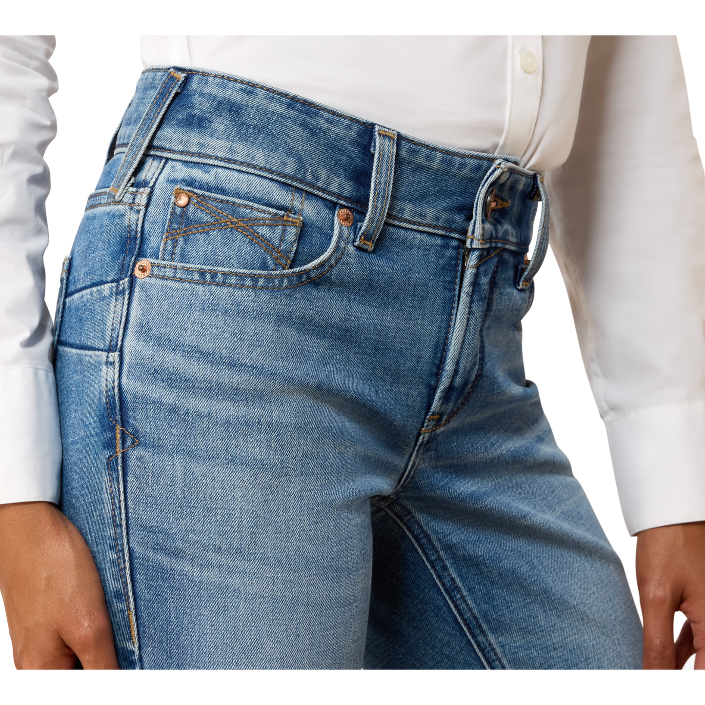 Ariat Women’s Perfect Rise Acclimatize Boot Cut Jeans – Nayelli Panama