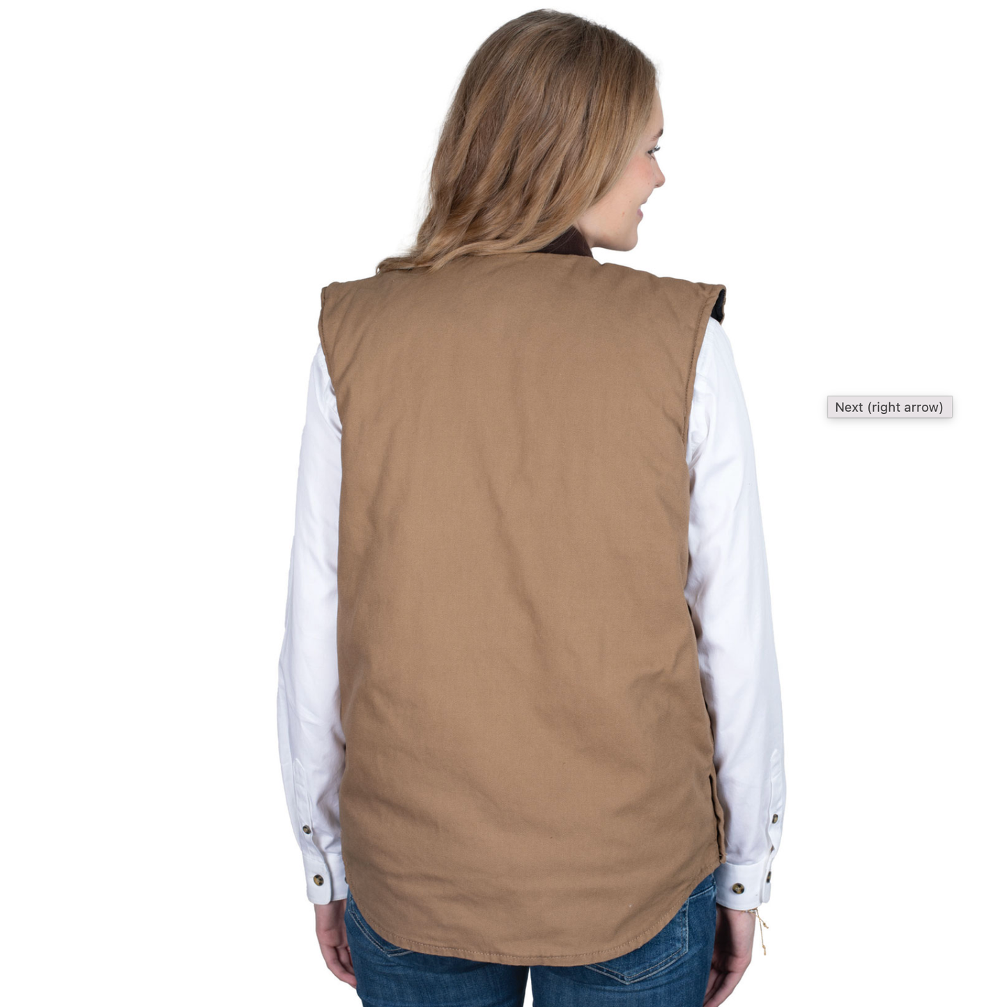 Just Country Adults Diamantina Vest Khaki