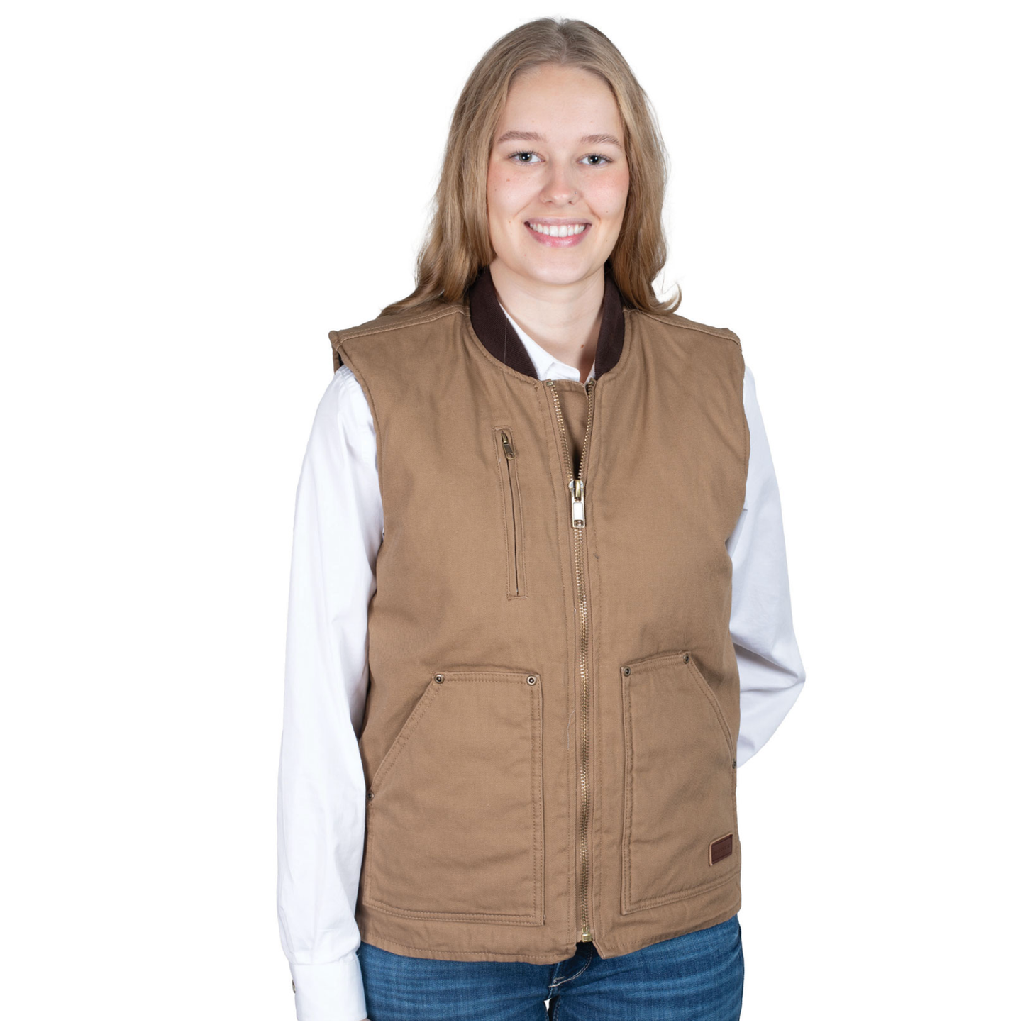 Just Country Adults Diamantina Vest Khaki
