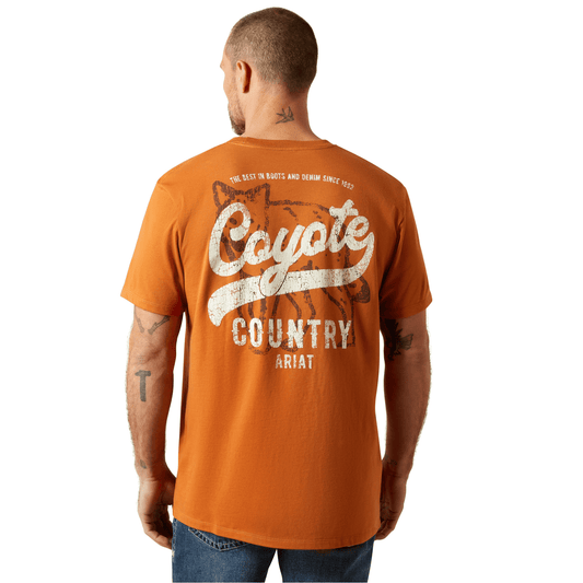 Ariat Men's Coyote Country T-Shirt Adobe - Billy Goats Country Outfitters