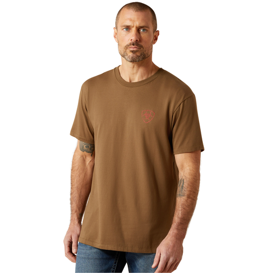 Ariat Men's Stone Arrowhead T-Shirt Teak