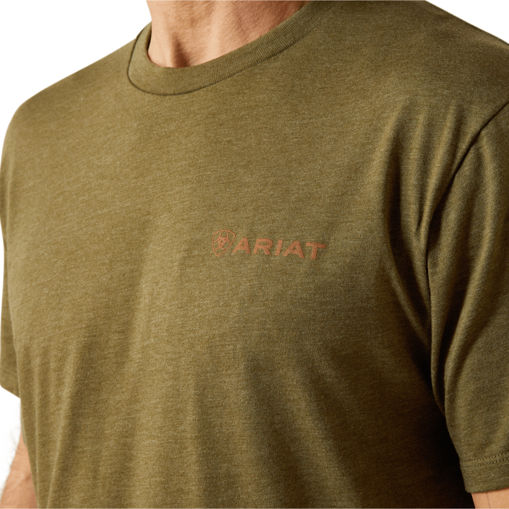 Ariat Men's Ropers Seal T-Shirt Military Heather - Billy Goats Country Outfitters