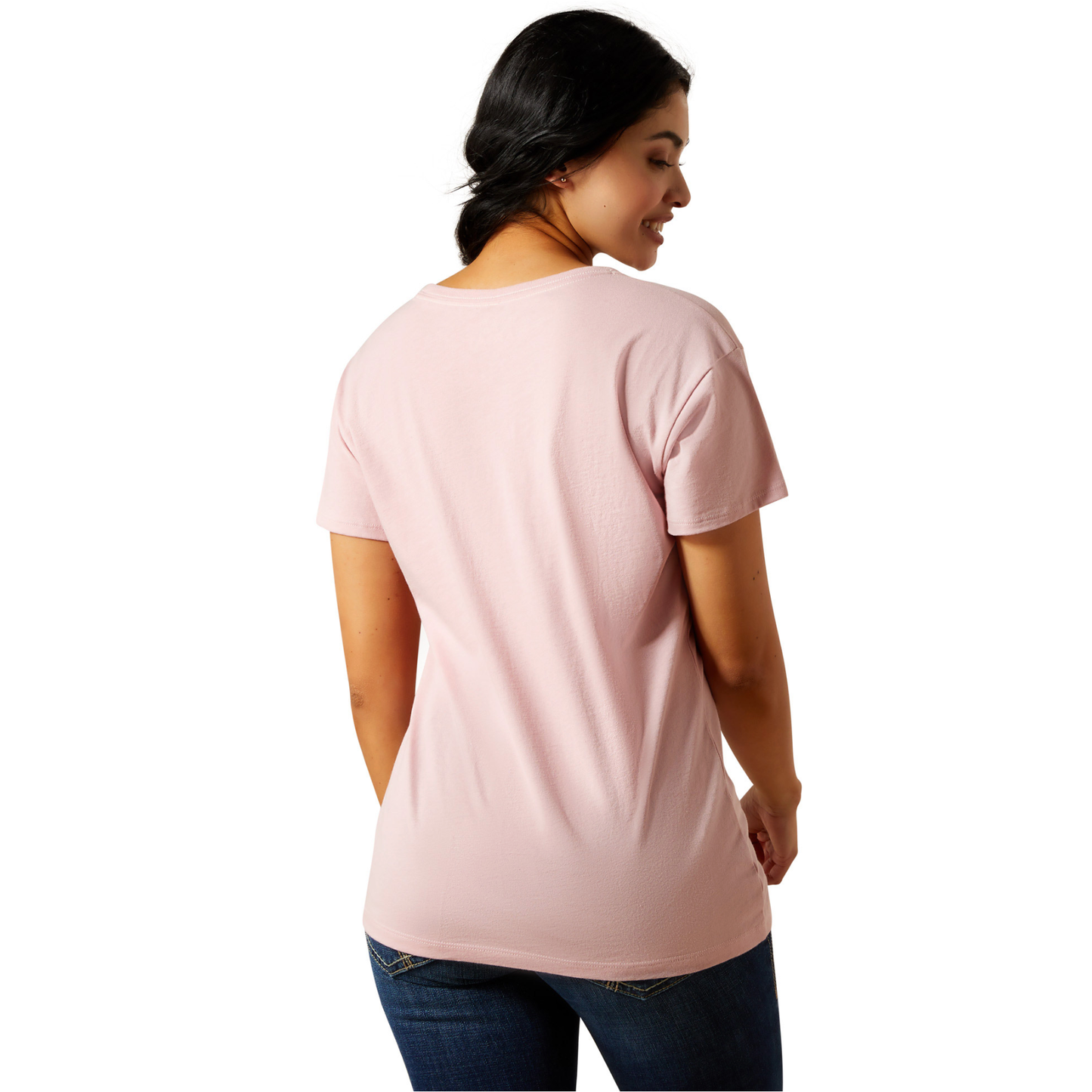 Ariat Women's Early To Rise T-Shirt Dusty Pink