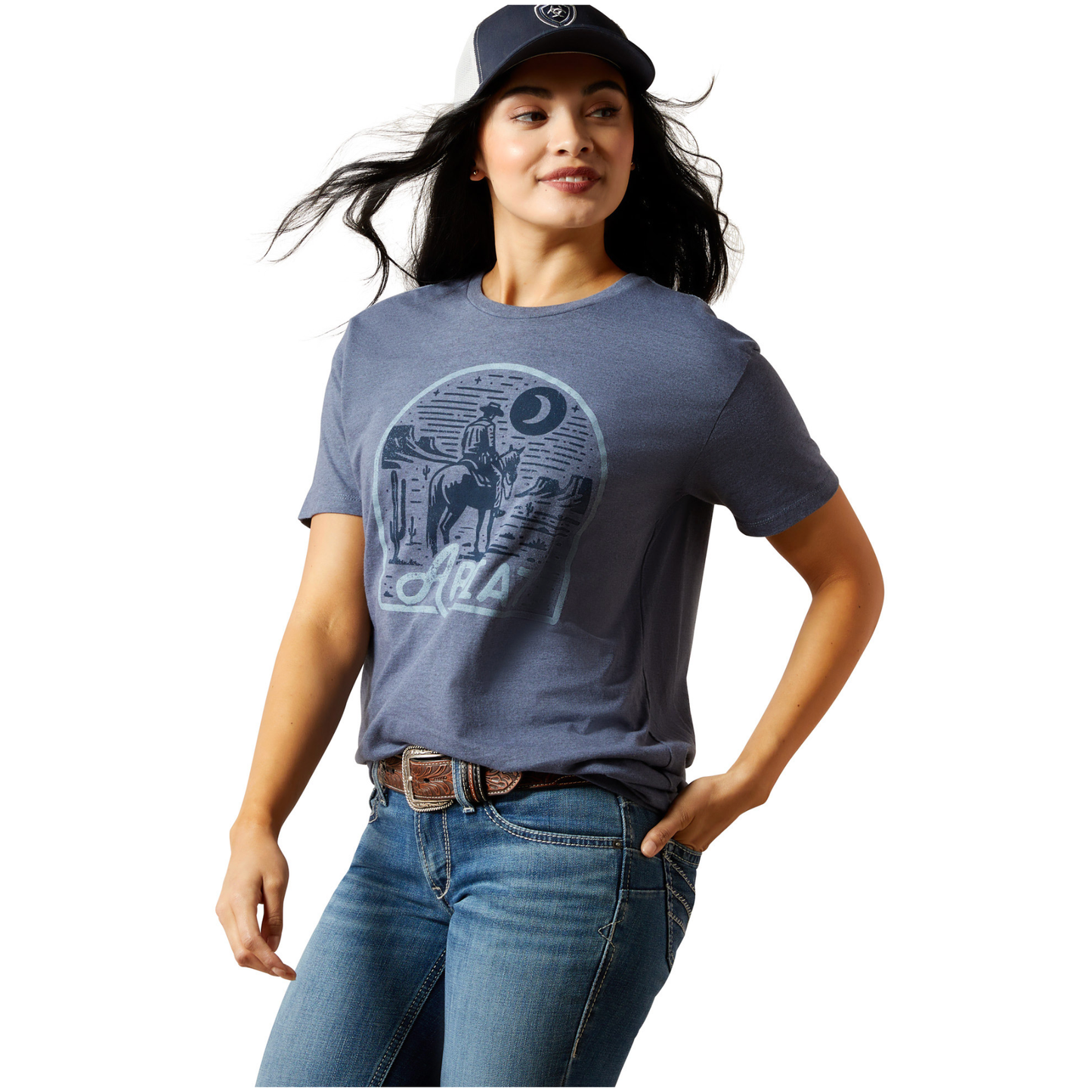 Ariat Women's Desert Night T-Shirt Chambray