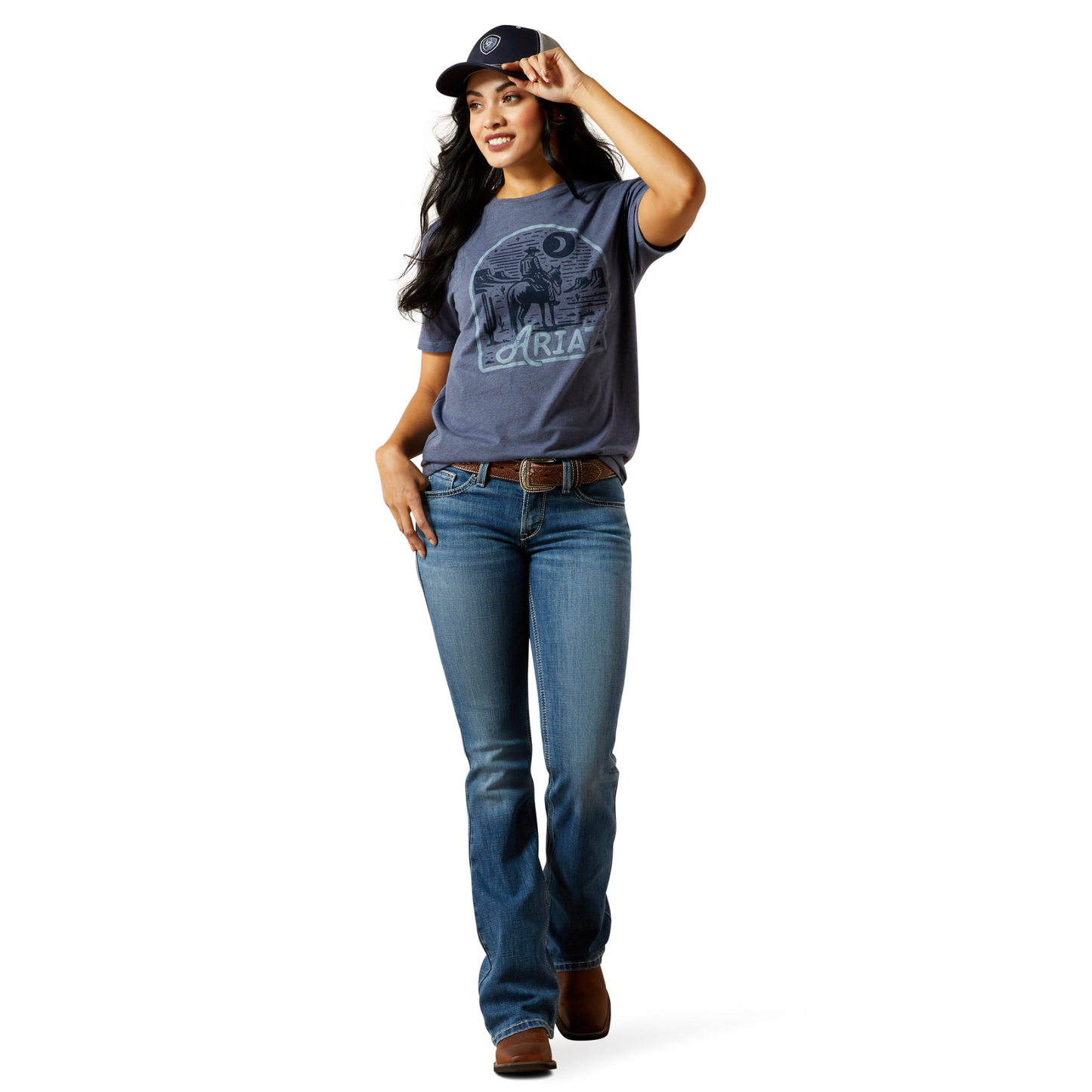 Ariat Women's Desert Night T-Shirt Chambray