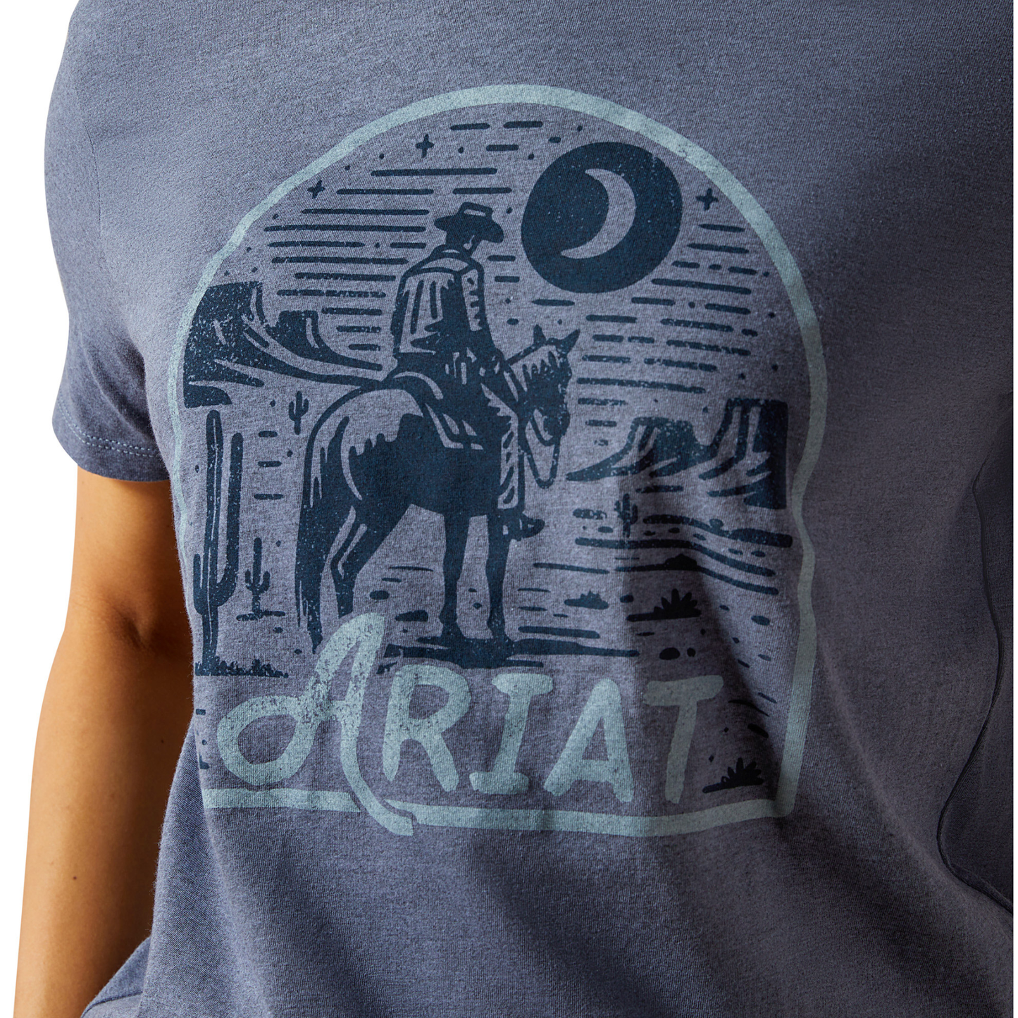 Ariat Women's Desert Night T-Shirt Chambray