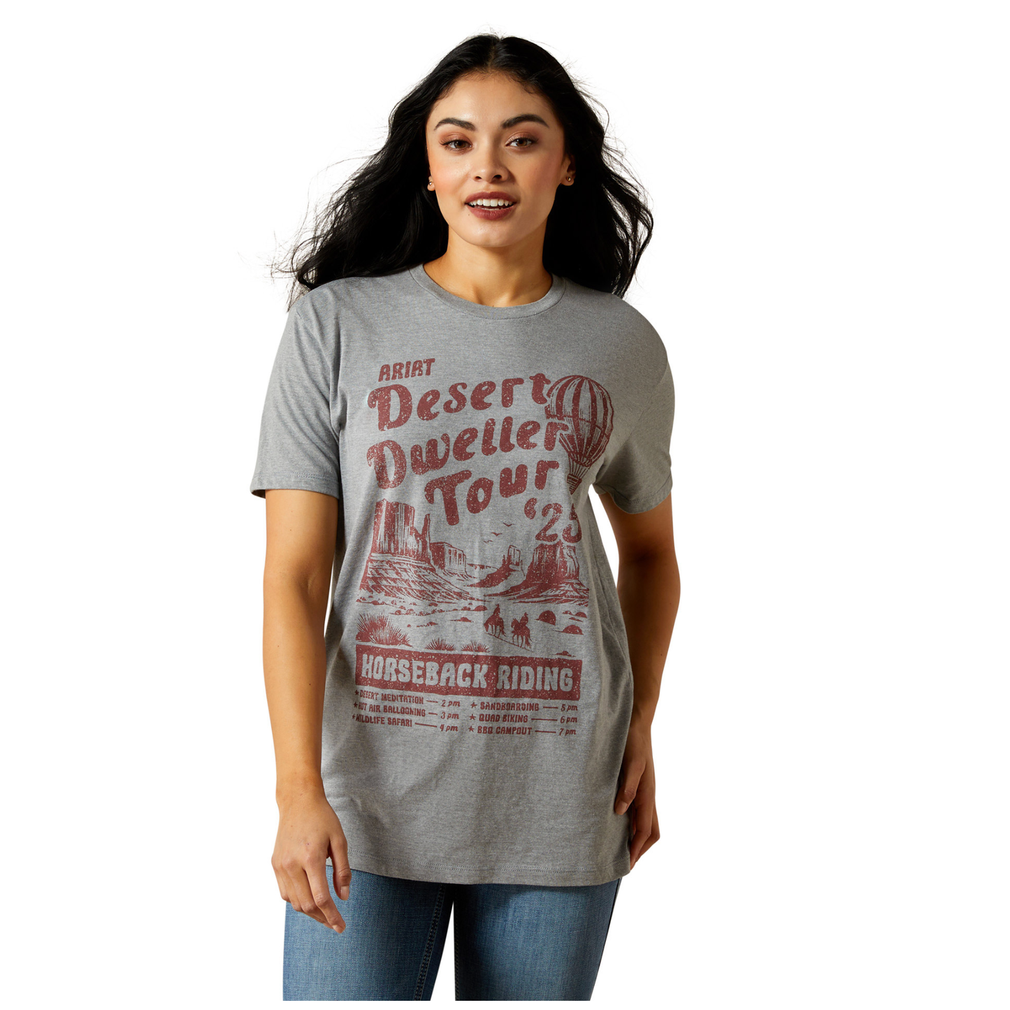Ariat Women's Dweller Tour T-Shirt Iceburg