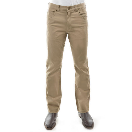 Thomas Cook Men’s Stretch Moleskin Jeans Sand – Regular Straight Fit - Billy Goats Country Outfitters