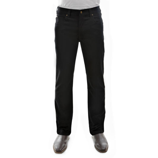 Thomas Cook Men’s Stretch Moleskin Jeans Black – Regular Straight Fit - Billy Goats Country Outfitters