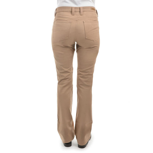 Thomas Cook Women's Stretch Moleskin Wonder Jean Boot Leg – Sand