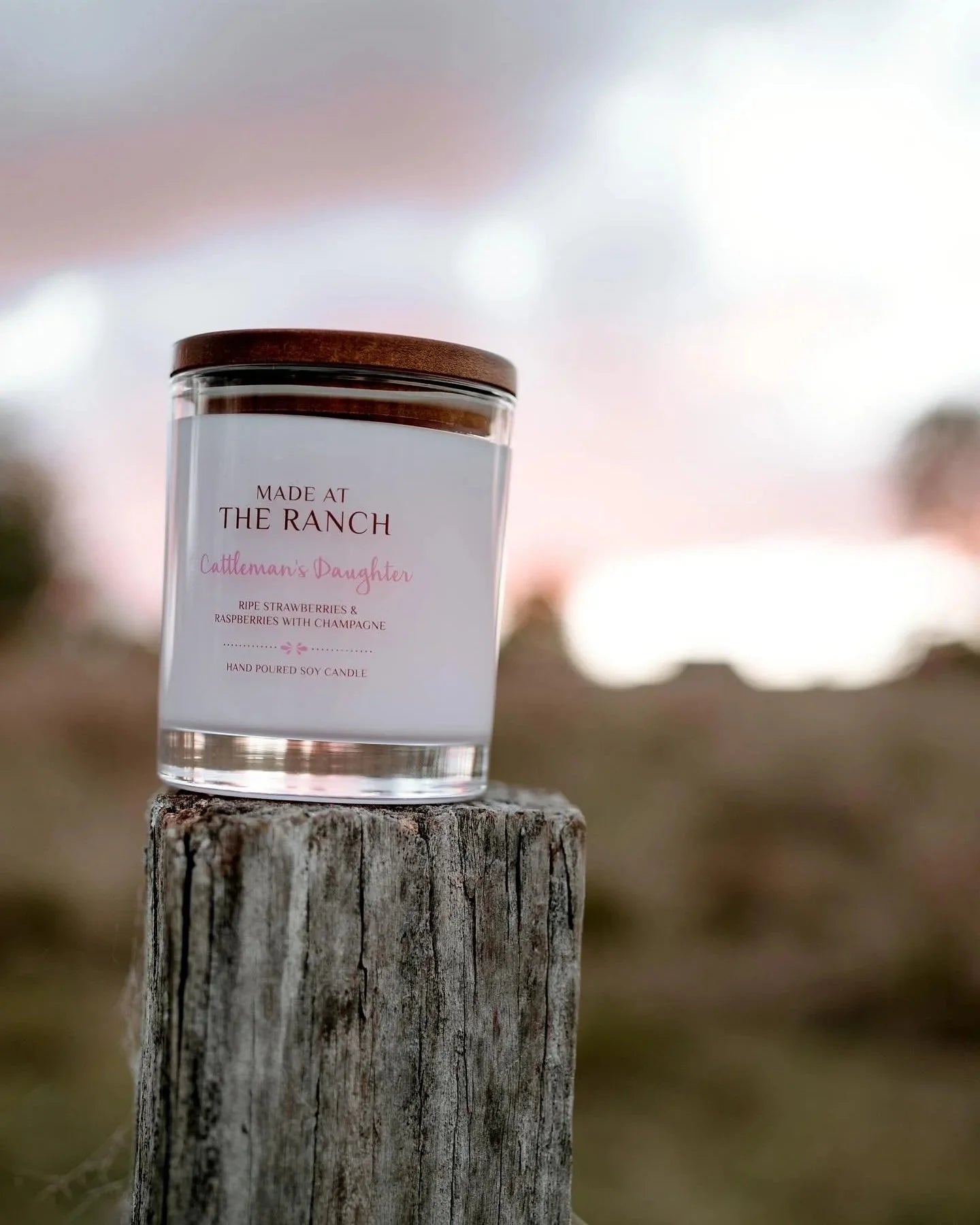 Made At The Ranch Cattleman's Daughter Candle