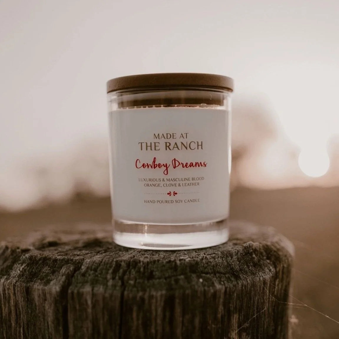 Made At The Ranch Cowboy Dreams Candle
