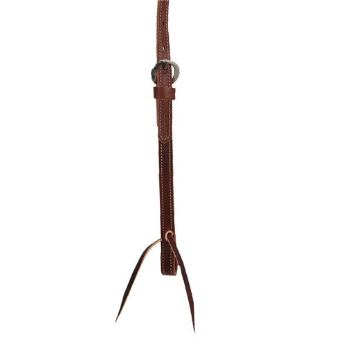 Weaver 5/8" Latigo Leather Headstall – Brown