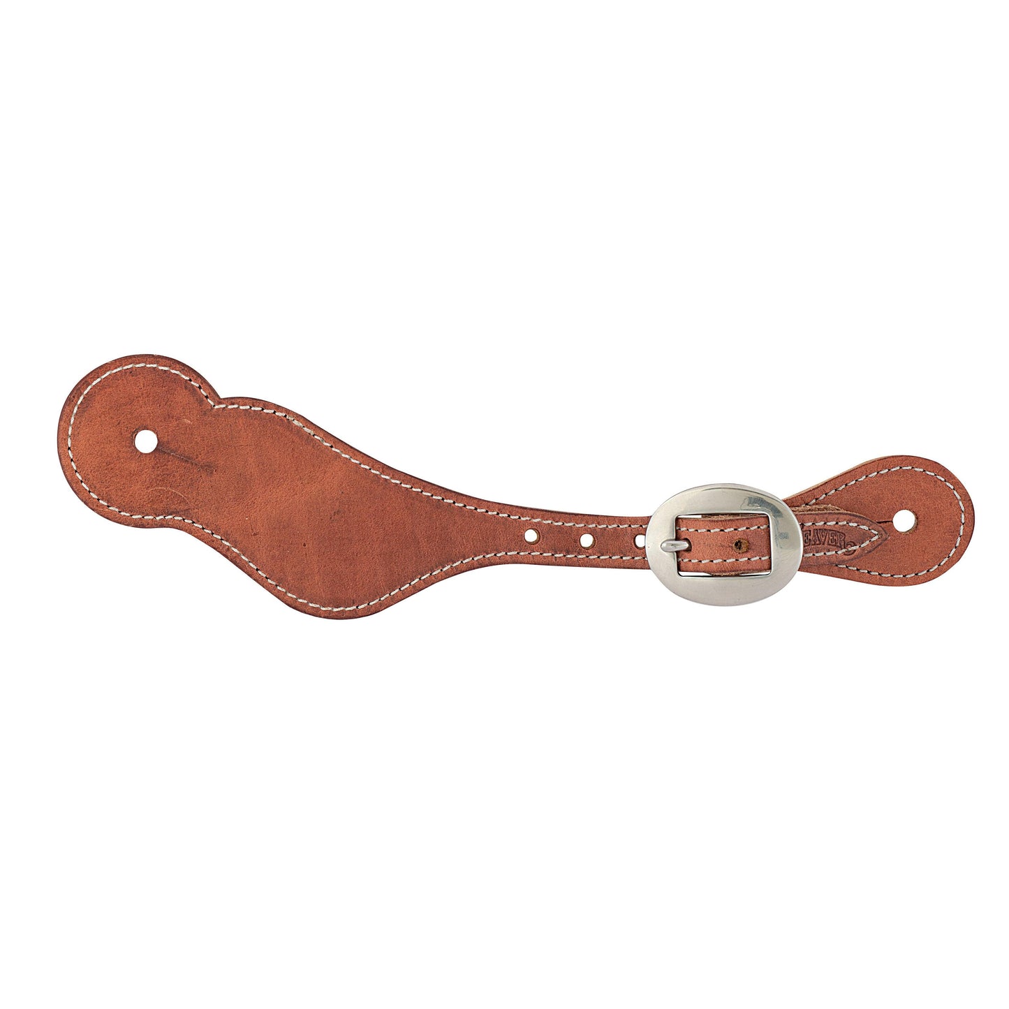 Weaver Ladies Spur Straps Russet Leather