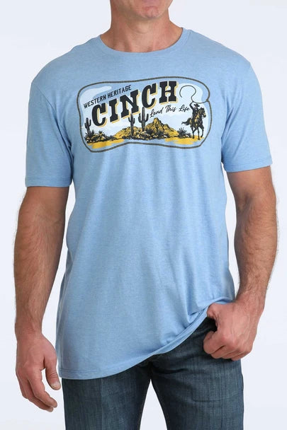 Cinch Men’s Western Heritage T-Shirt - Blue