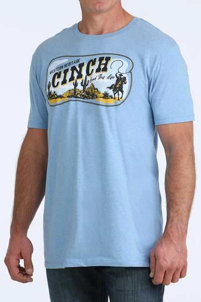 Cinch Men’s Western Heritage T-Shirt - Blue