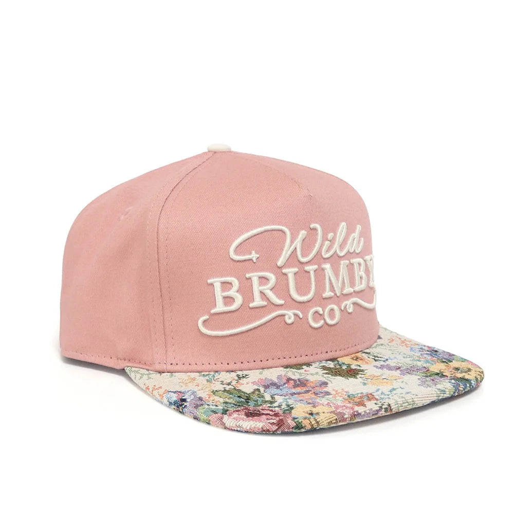 Wild Brumby Co Women's Trixie Trucker Cap - Pink Floral